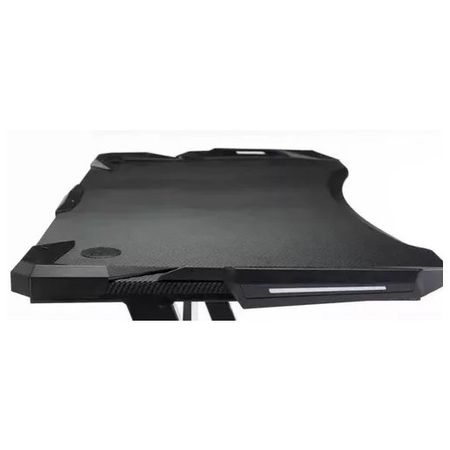 MESA ESCRITORIO GAMER 44137274 + LUCES RGB + SOPORTE AURICULAR