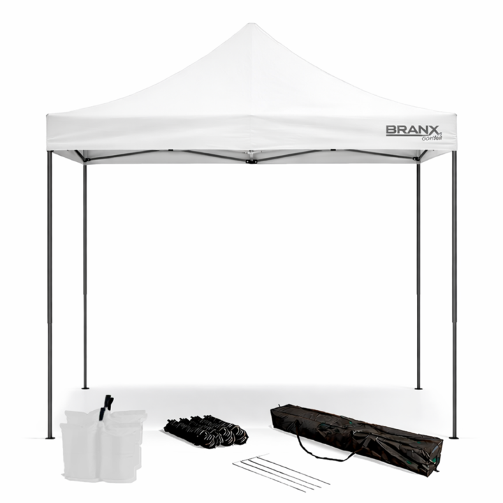 GAZEBO VERDE SIN LATERALES 3x3 mts - Vista 1