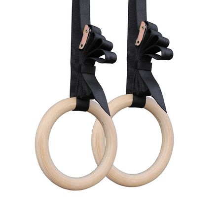 Anillas De Madera Gadnic Gimnasia Calistenia