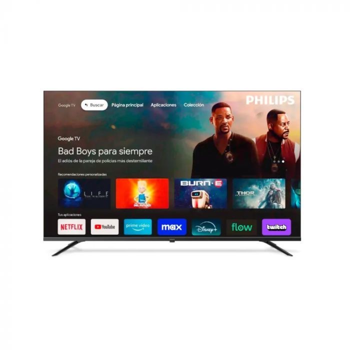 Smart TV 58" Google Tv PHILIPS 58PUD7310/77 Ultra HD 4K - Vista 2