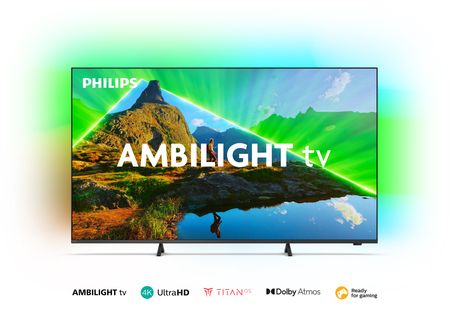 Smart TV Philips 4K 85” Titan OS con Ambilight
