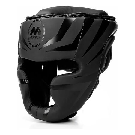 Protector Cabezal Casco Boxeo Munich Alox Proteccion Pomulos Negro Xl