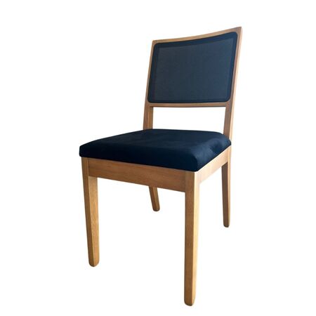 SILLA COMEDOR MADERA MACIZA PACK X NEGRA
