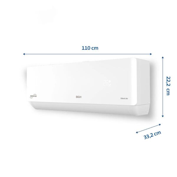 Aire Acondicionado Split Inverter BGH 6500w Frio Calor R32 BSI65WCLW - Vista 2