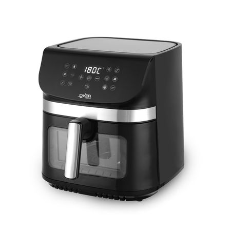 Freidora Overtech Electrica Sin Aceite De Aire 1800w 9 Litros Air Fryer Ov-109 12 Programas Antiadherente