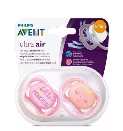 Chupetes Ultra Air Deco 2X Ultra Air Chupetes Deco (6-18M), ( SCF343/22)