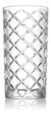 Vaso labrado Carol x 6 unidades 350 ml