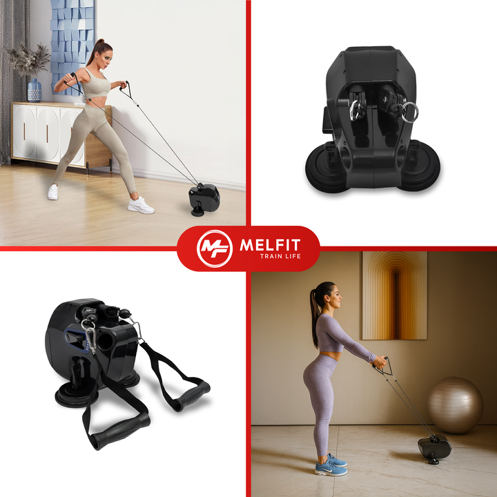 Ejercitador Entrenamiento Fuerza Poleas Core Master Melfit - Vista 3