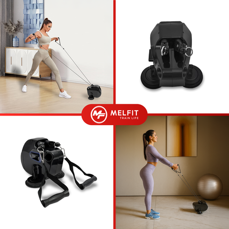 Ejercitador Entrenamiento Fuerza Poleas Core Master Melfit