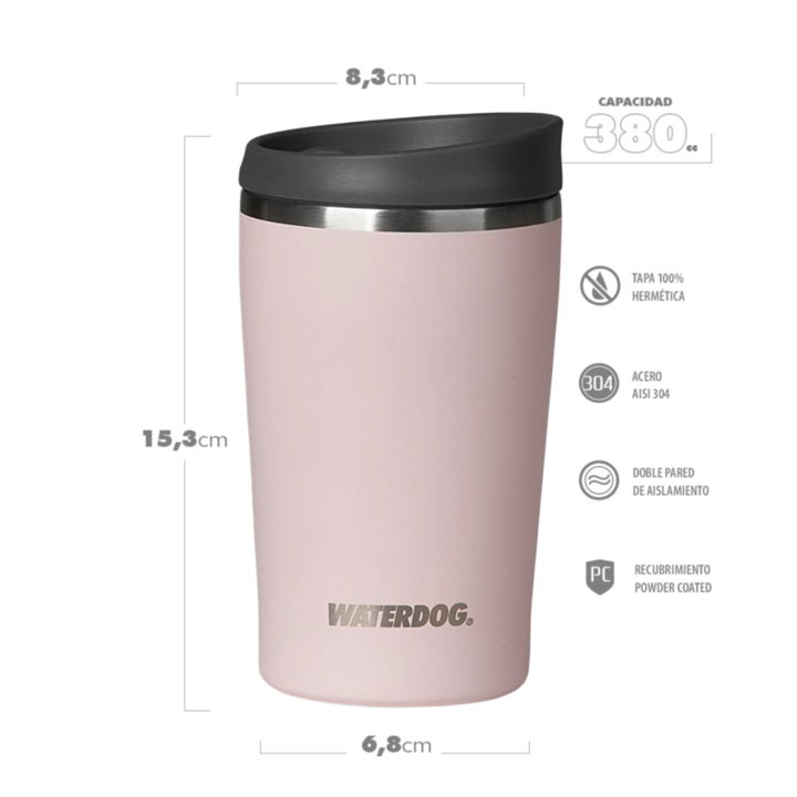 VASO TERMICO WATERDOG (C:ROSA AMERICAN380PK) - Vista 3