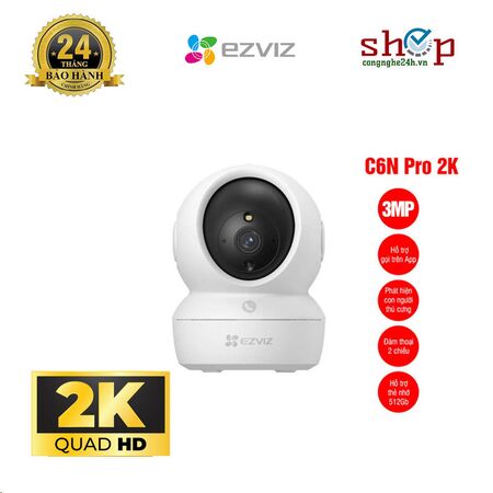 Camada Seguridad Domo 360º Ezviz C6N PRO 2K, Wi-Fi