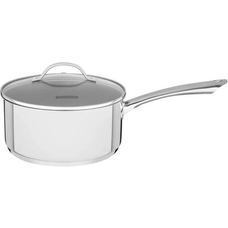 Cacerola Olla C/ Mango 16cm 1,4lt Acero Inox Tramontina Una Inox
