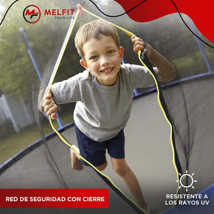 Cama Elástica Melfit 2.44 Mts Trampolín Red Chicos Mtpro2.4 - Vista 2