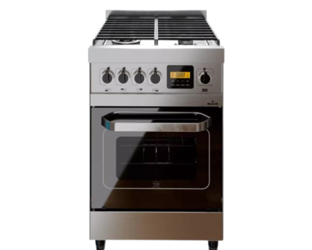 Cocina Vintage 600 P/Visor C/Pla  018026 Negra/Acero Morelli