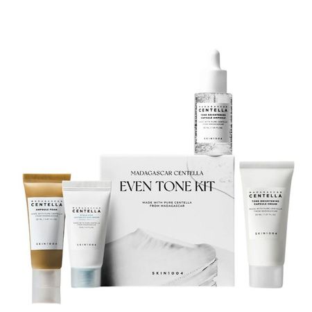 Skin1004 Kit Even Tone Centella Rutina 4 Pasos - Tamaño mini