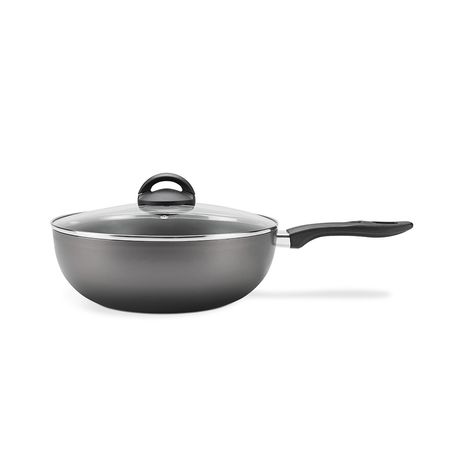 Wok c/ Tapa 28 cm Negro Brinox ( 7190/468)