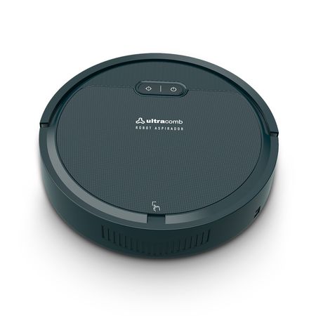 Aspiradora Robot Ultracomb As-6061 1600pa Filtro Hepa 60min 650ml Auto Punto Fijo Antracita/negro