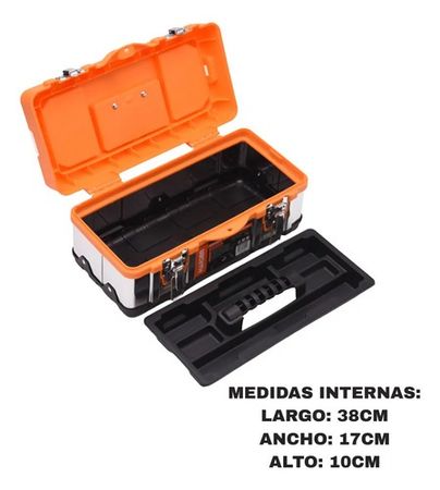 Caja de Herramientas Inoxidable Harden 41x18x21cm