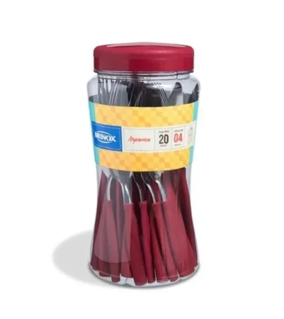 Juego De Cubiertos 20 Piezas Itaparica ROJO 6000/757