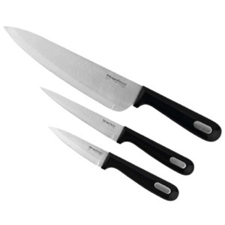 SET DE 3 CUCHILLOS MESTRE Chef 20cm  Universal 13cm  Pelador 9cm