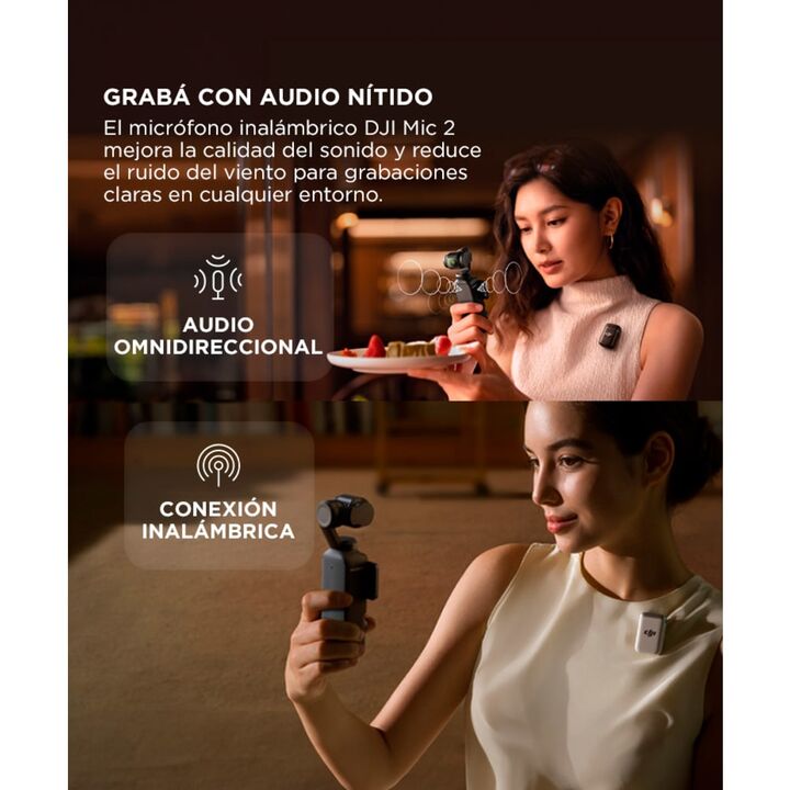 Osmo Pocket 3 Creator Combo DJI Cámara 4K - Vista 4