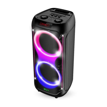 Parlante Gca Twister Doble Woofer 8 Pulgadas Con Luces Led