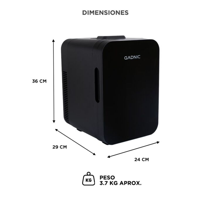 Mini Heladera Portátil Gadnic 10L Frío Calor Cosmeticos - Vista 6
