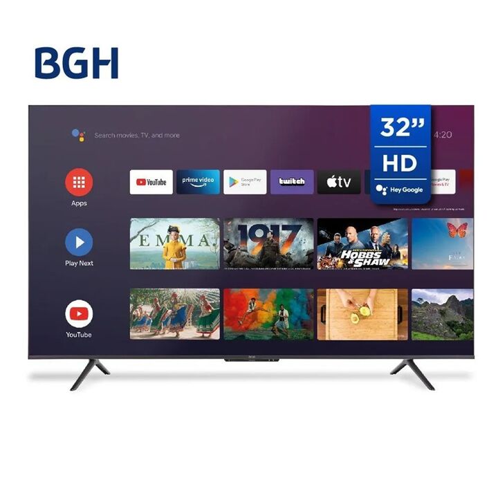 Combo Smart Tv 32" BGH B3226G5G Google TV + Soporte LCD Wall Mount 26" a 63" de Regalo - Vista 2