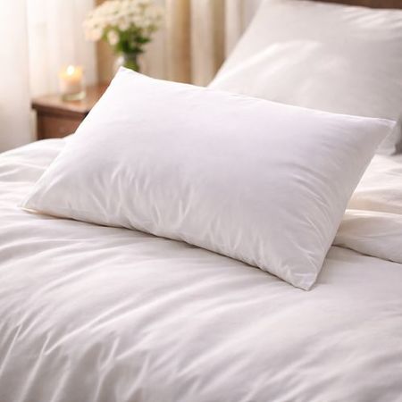 Almohada Fibra Vellón 70x40 Tela Sábana Económica