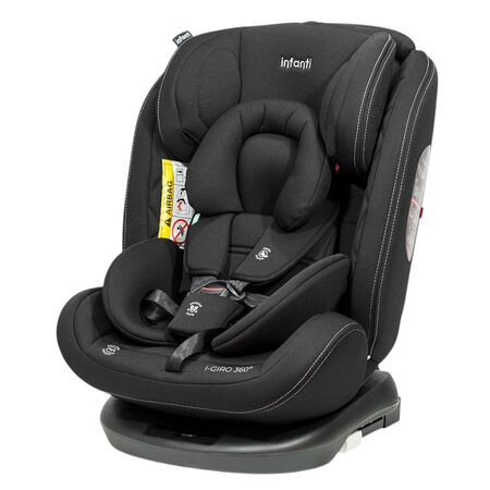 Butaca de Seguridad con Alarma Infanti I-Giro Negra