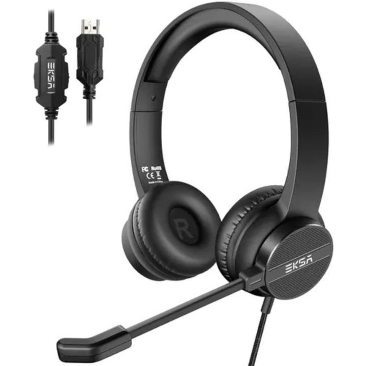 Auriculares EKSA H12E USB + Micrófono Y Cancelación De Ruido - Vista 1