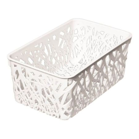 Canasto Organizador Contenedor Cesto Caja Plastico29X18X12