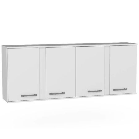 ALACENA ORLANDI BL 615 PREMIUM - BLANCO, 4 PUERTAS, 2 ESTANTES