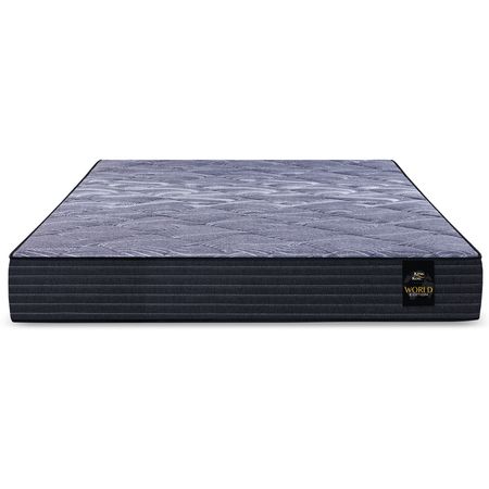 Colchon de Resorte Bonell King Koil Devon Super King 200x200x25cm Hibrido Con Espuma Firme y Marco Perimetral de Espuma Rigida Tela Tejido de Punto Matelasseado Reforzado