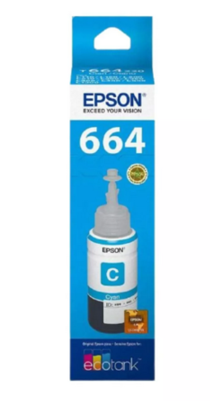 EPSON ORIGINAL T664220-AL - BOTELLA DE TINTA, CYAN P/L200/L210/L355/L555