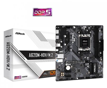 Mother Asrock (AM5) A620M-HDV/M.2