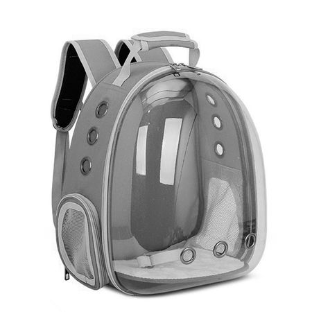 Mochila Transportadora de Mascotas Gris Gadnic Capsula 6.5 kg