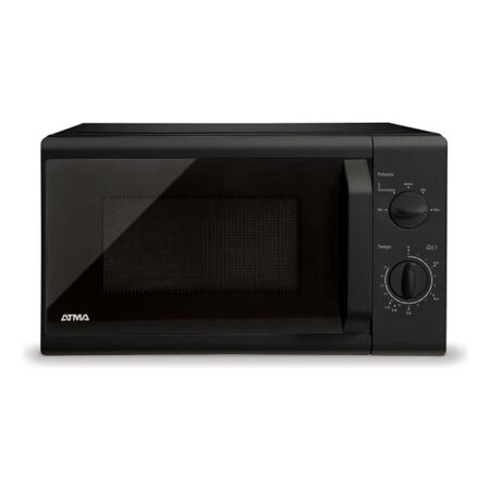 HORNO MICROONDAS ROTATIVO ATMA DE 20 LITROS NEGRO