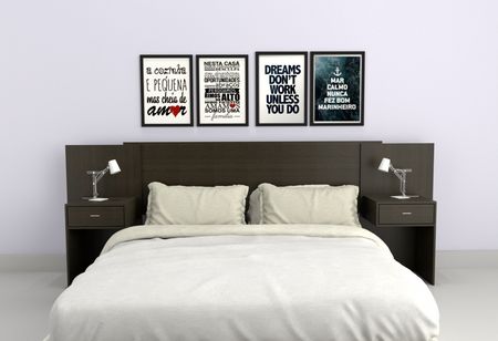 Respaldo Adaptable 1,40-1,60 M - Wengue Habano