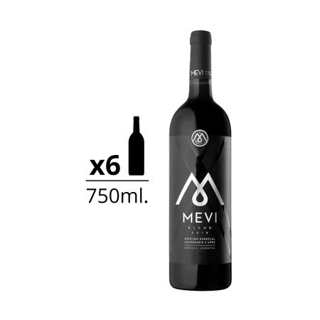 Vino Tinto Mevi Blend Reserva Caja x 6