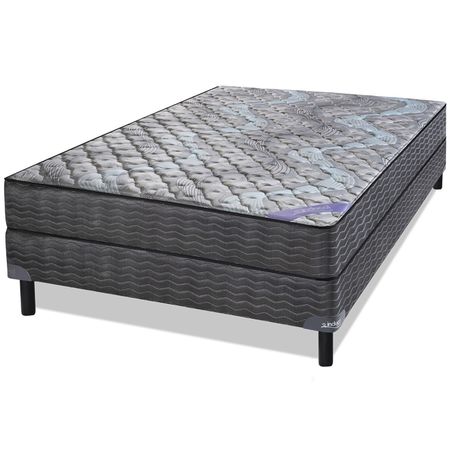 COLCHÓN + SOMMIER INDUCOL TECH RESORTES 140X190