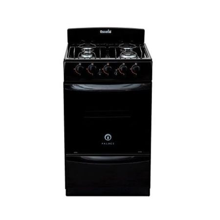 Cocina Escorial Palace Lxs2 Gn Negra Cristal A Gas
