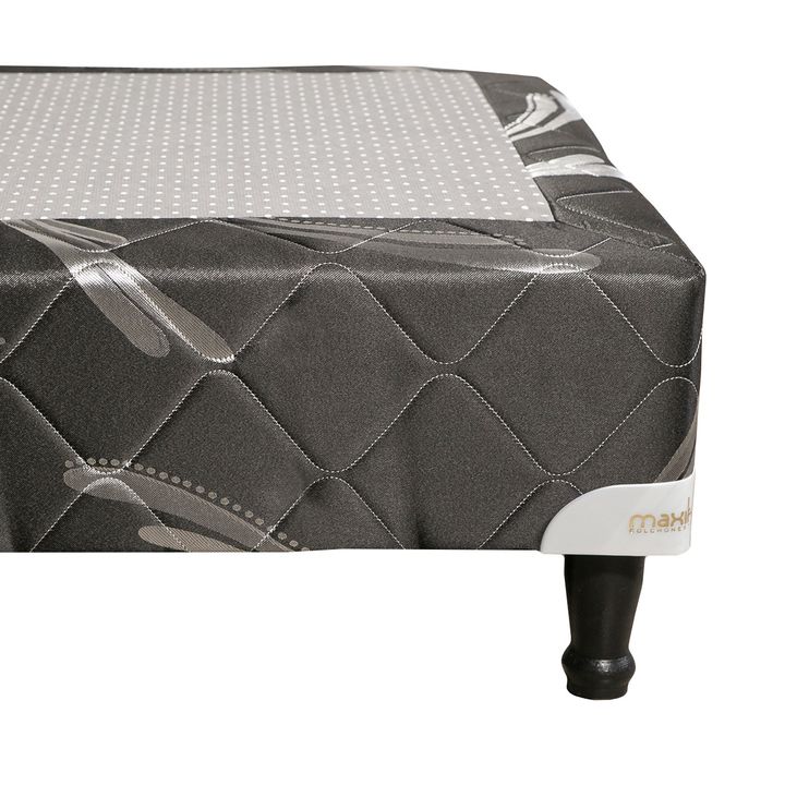 Sommier y Colchon Maxiking Brisas 1 Plaza 80x190x30cm Espuma de Alta Densidad Doble Pillow de Jackard - Vista 10