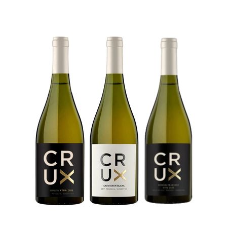 Set Vinos Blancos Crux Seleccion x 3 Con Estuche