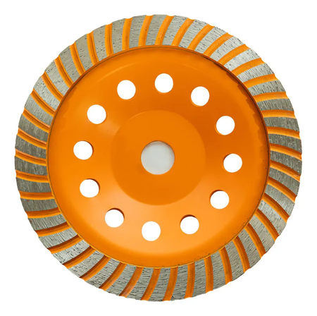 Copa De Desbaste Diamatanda Turbo 180 Mm Lusqtoff L15302 Naranja