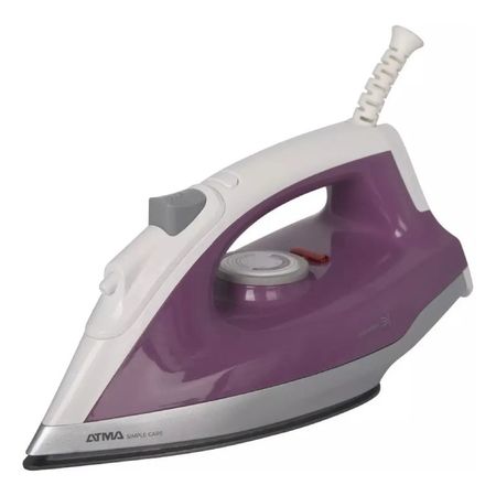Plancha Seca Atma Simple Care 1100W Suela Antiadherente PAS2432-NS