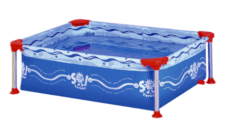 Pileta Sol de Verano FUN100 500Lts 1,30 x 0,95 x 0,40 Mts