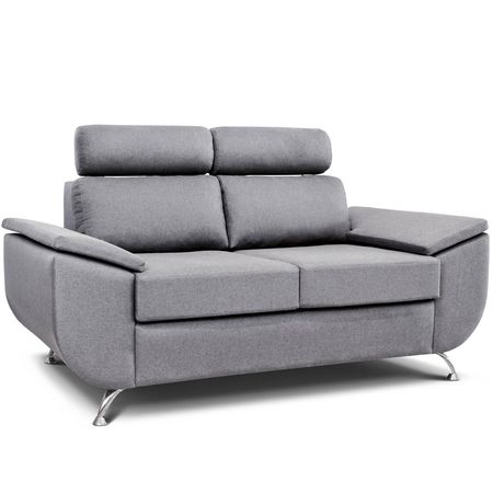Sillón 2 Cuerpos Berlín Moderno Tela Shot Antimanchas Piedra Espácity