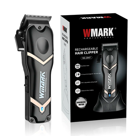 Maquina Cortadora de Pelo Inalámbrica 6800 Rpm Wmark NG-2047