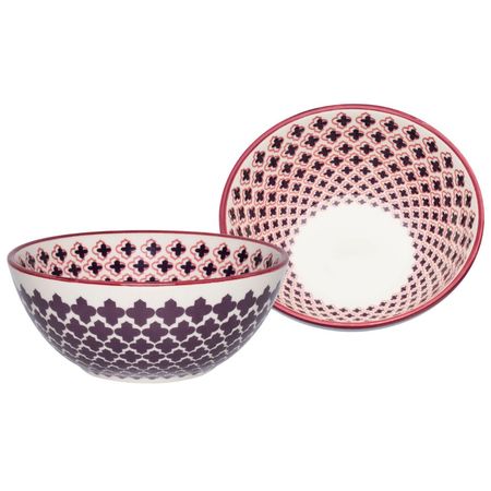 Mosaico Roxo - Set X2 Bowls 600 Cc